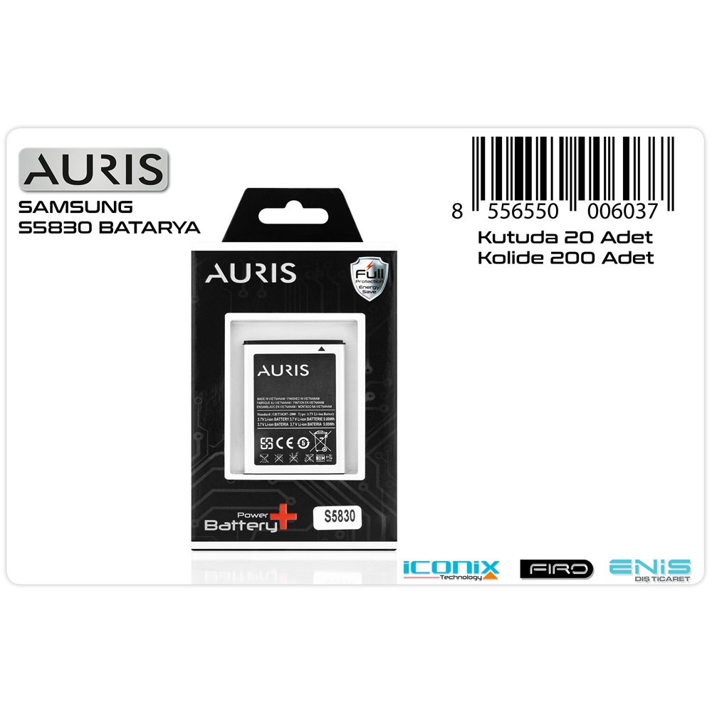 Auris S5830 Batarya