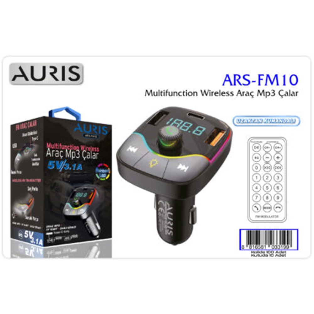 Auris FM10 Fm Pd+Kumanda