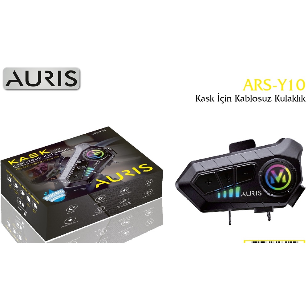 Aurıs Y10 Kask İçin İntercom