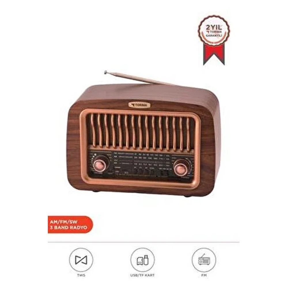 Torima D57 Brown Wıreless Speaker