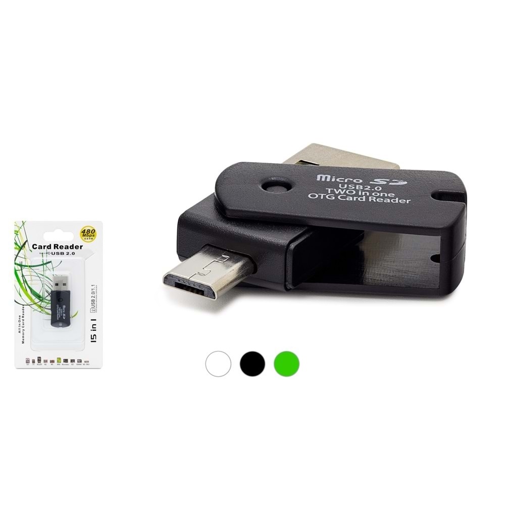Hadron hn121 Card Reader Mikro Sd & Mikro Usb