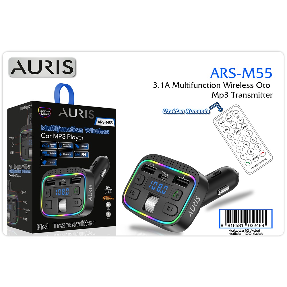 Auris M55 Fast Fm 2Usb+Pd