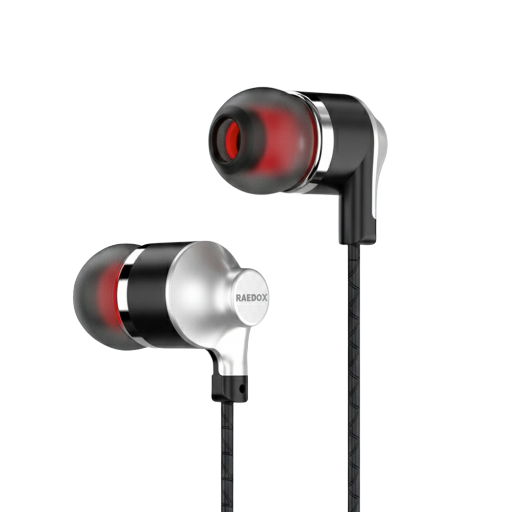 Raedox Stereo Earphone Extra Bass Jack Kulaklık Siyah