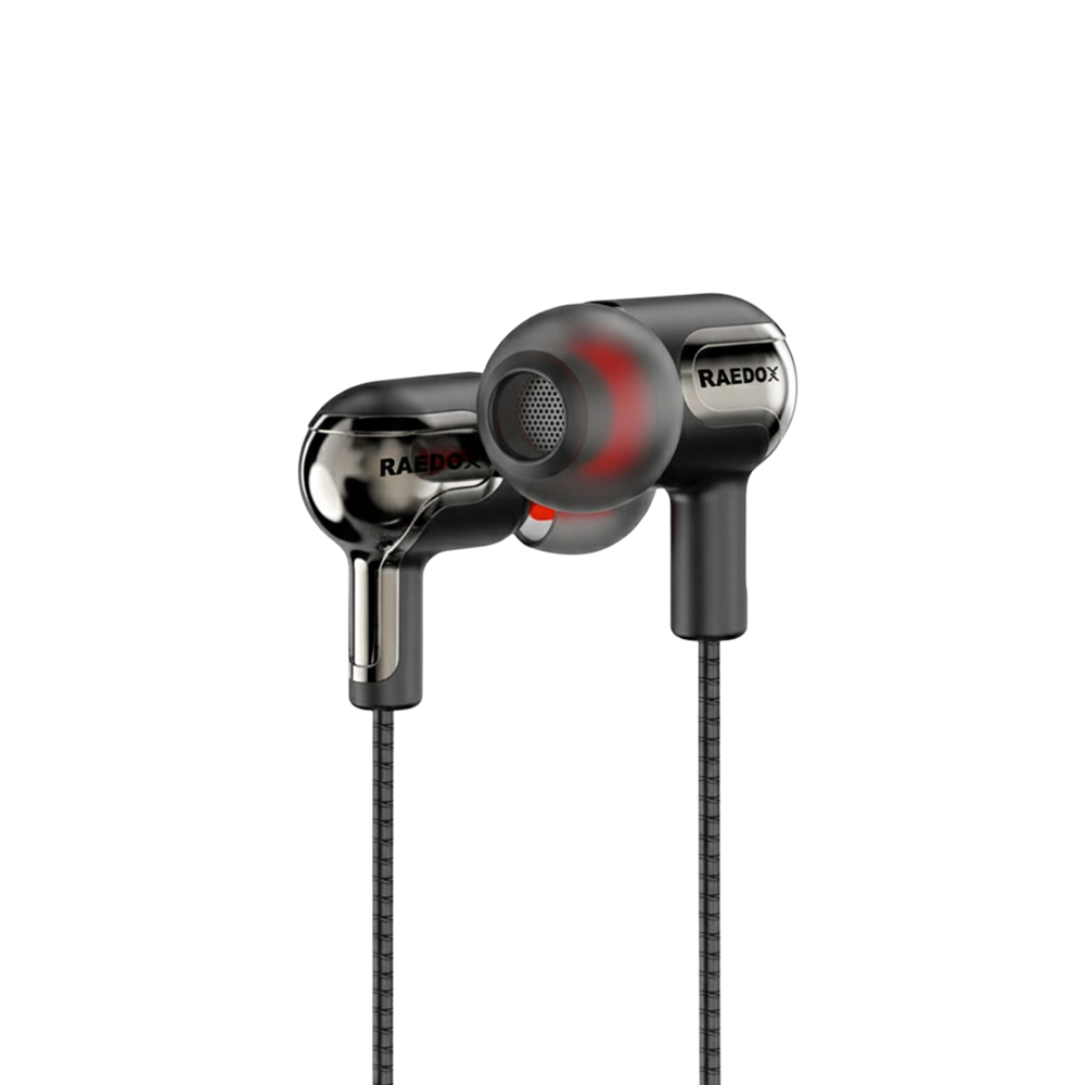 Raedox Stereo Earphone Extra Bass Jack Kulaklık Siyah