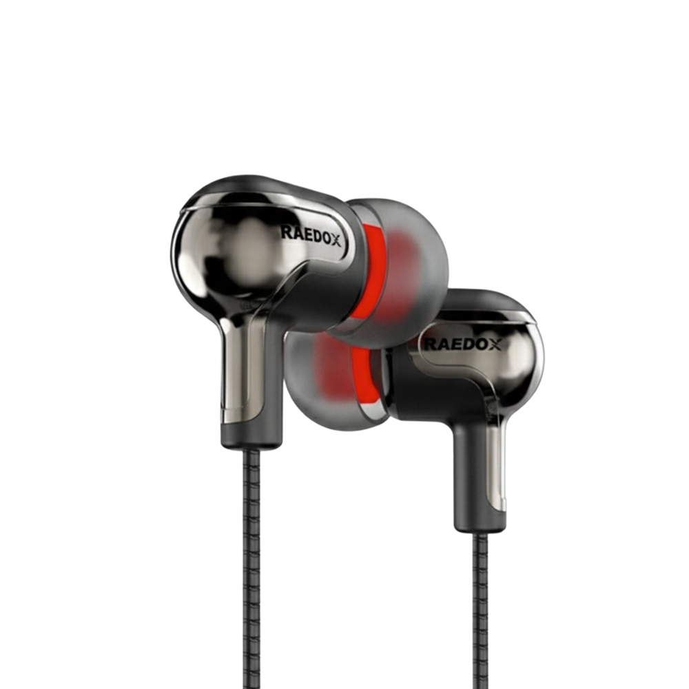 Raedox Stereo Earphone Extra Bass Jack Kulaklık Siyah