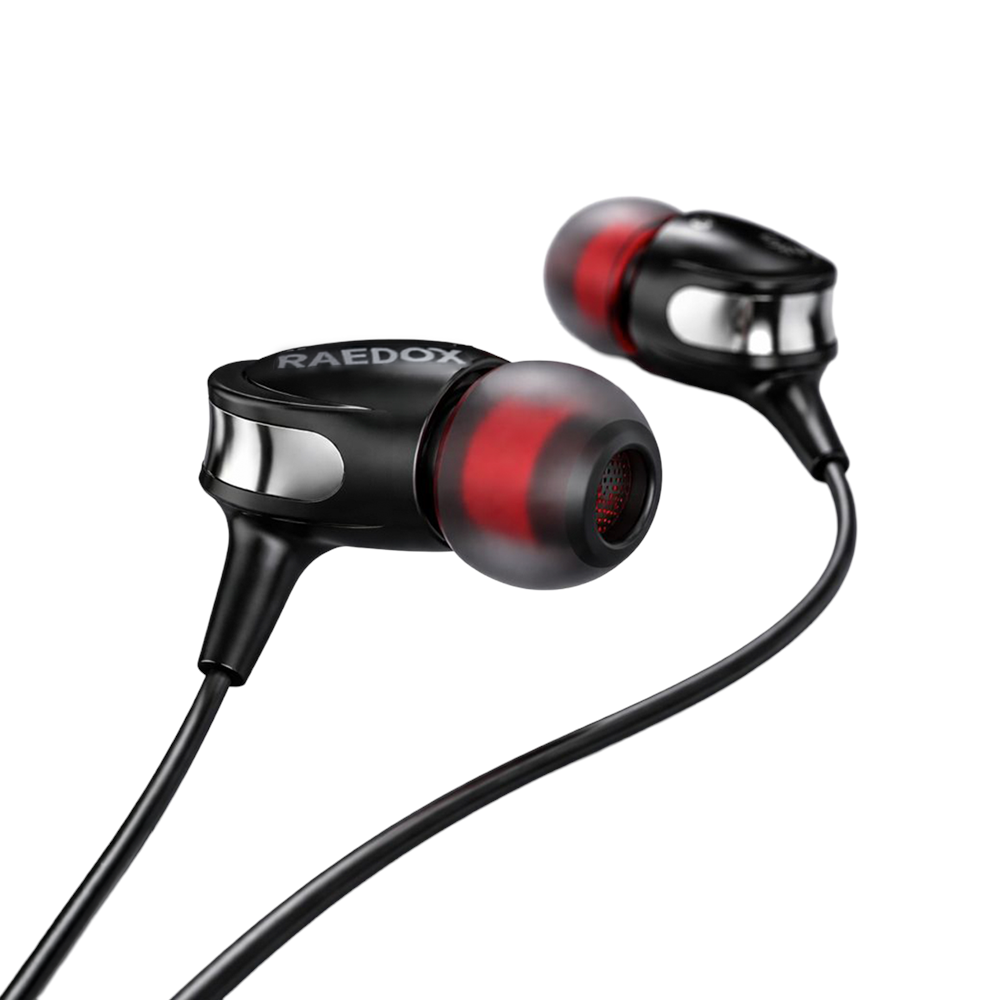 Raedox Stereo Earphone Extra Bass Jack Kulaklık Siyah