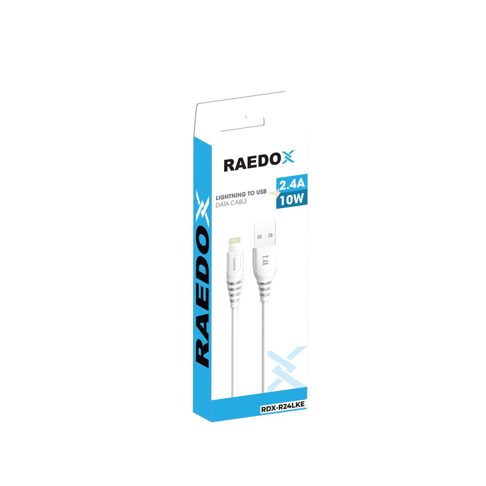 Raedox 2.4A Lightning Hızlı Şarj Kablosu