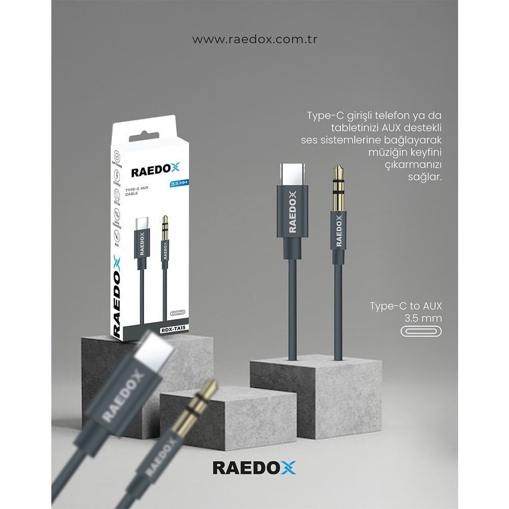 Raedox Type-C To Aux Cable