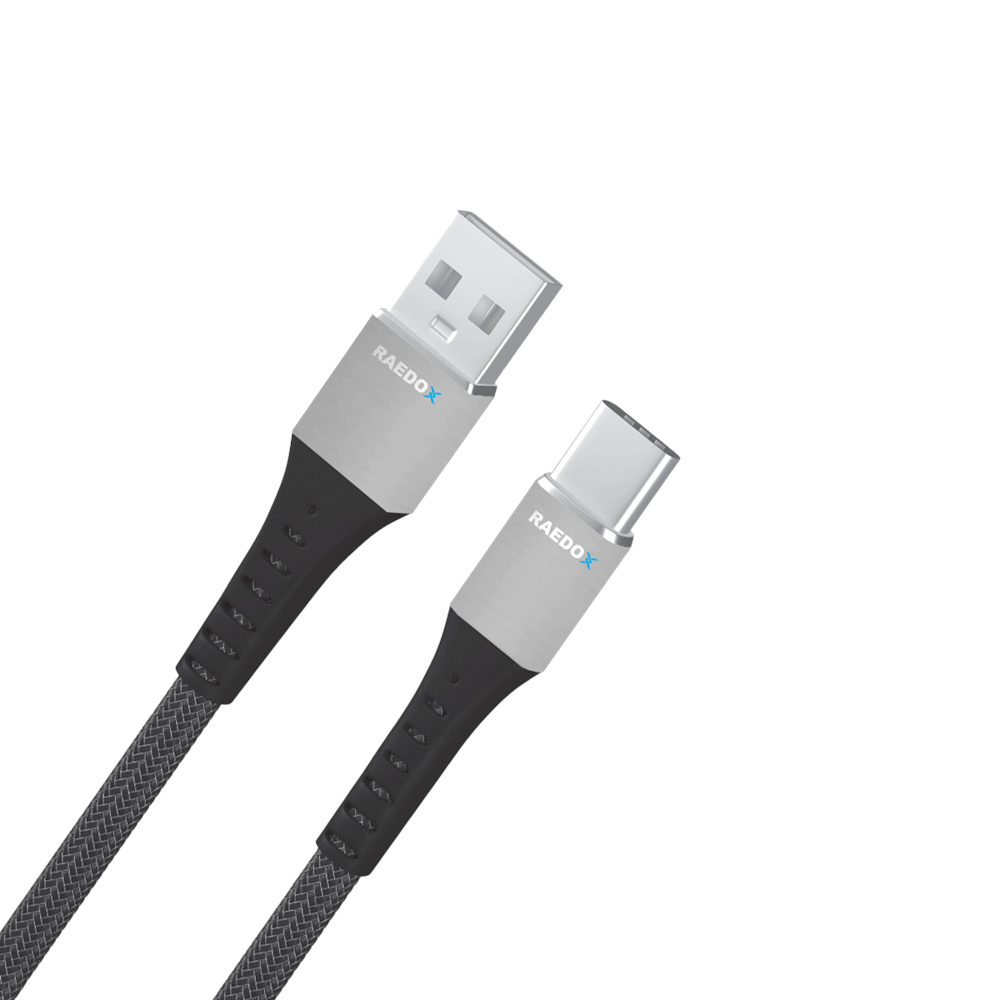 Raedox 3.4A Usb To Type-C 30W Steel Mesh Hızlı Kablo