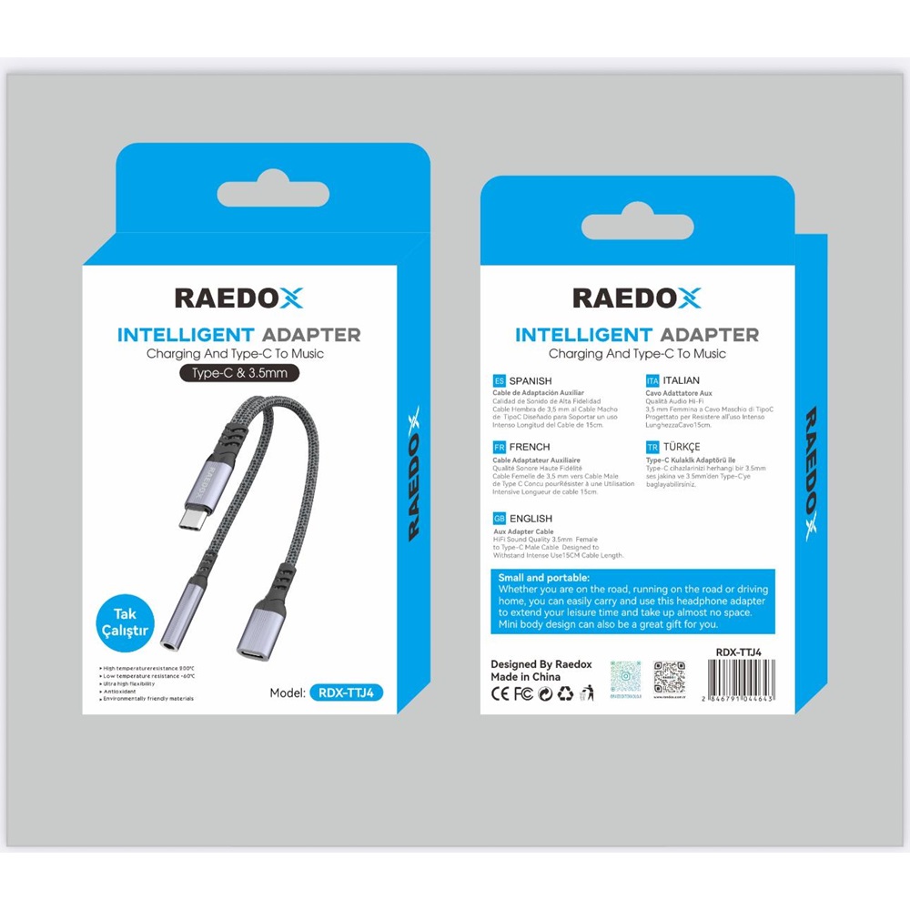 Raedox Intellıgent Type-C Adapter