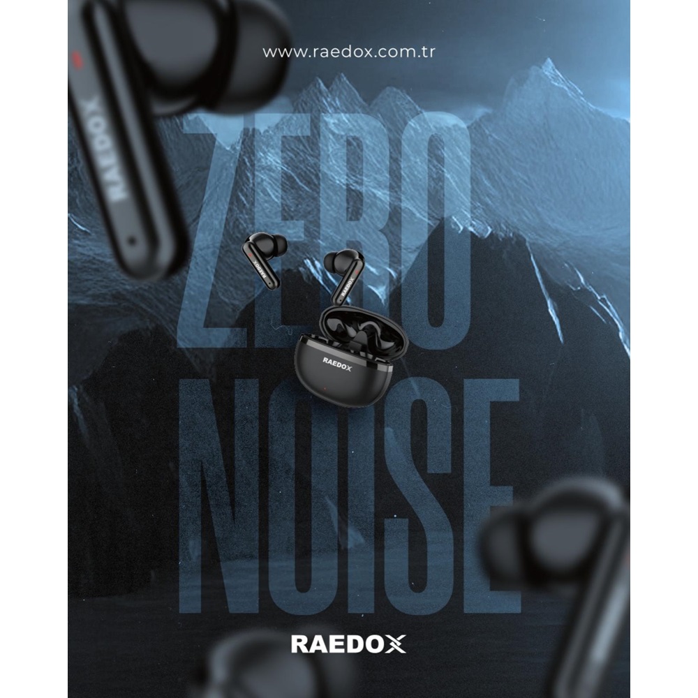 Raedox Tws30 Bluetooth Kulak İçi Airpods Kulaklık Siyah