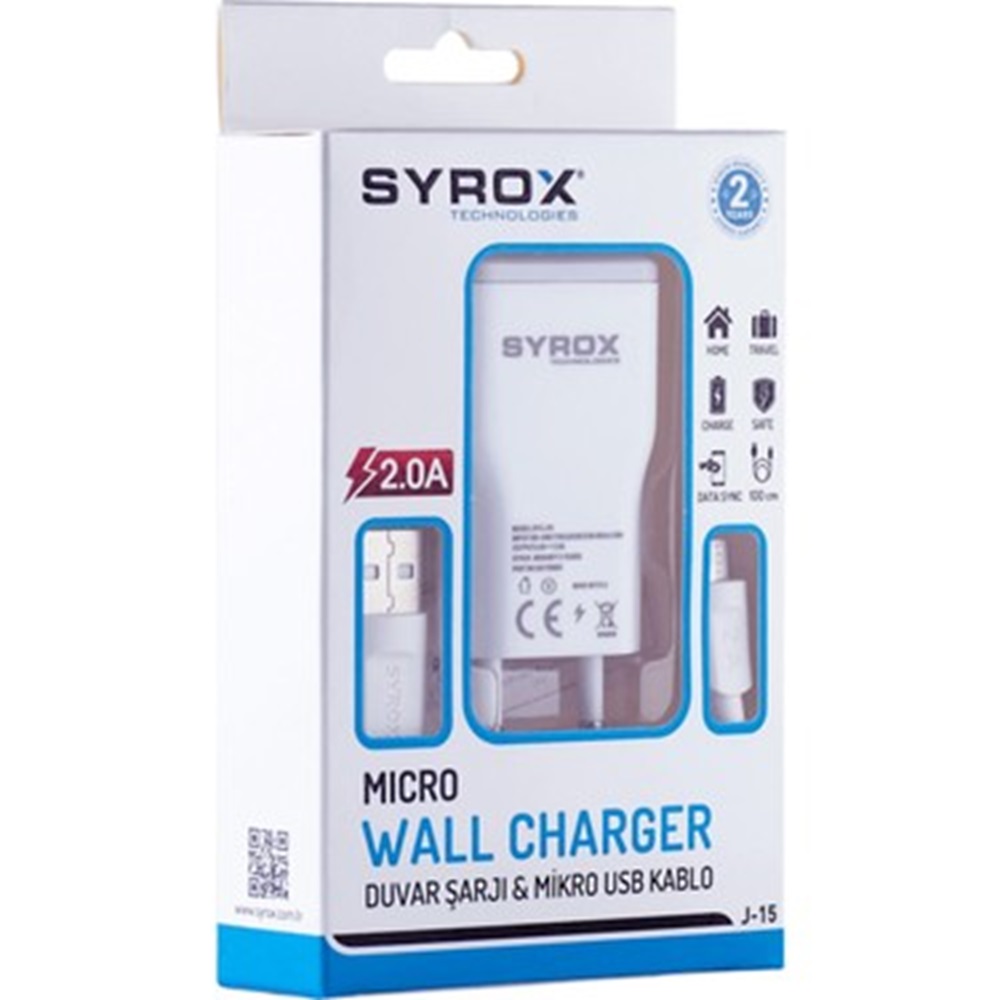 Syrox 2.0 Amper Micro Ev Şarjı - SYX-J15
