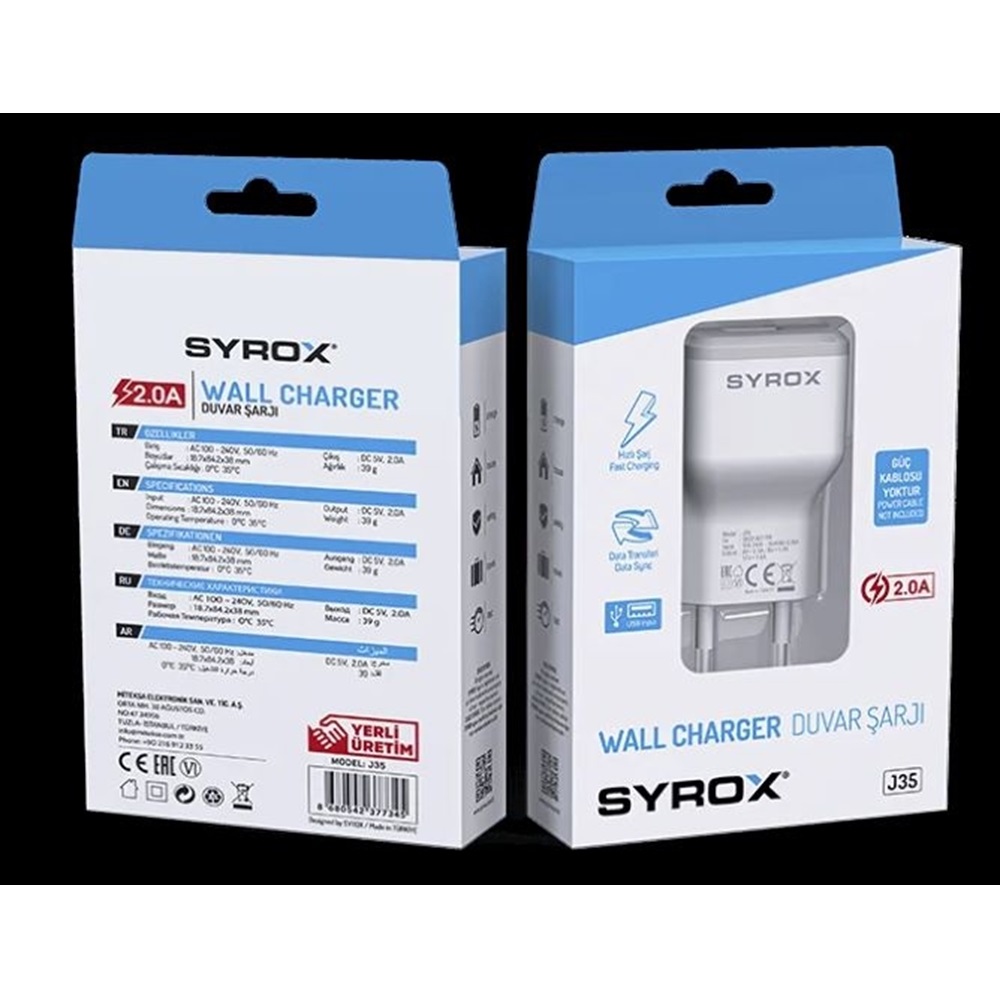 Syrox 2A Ev Başlık - SYX-J35