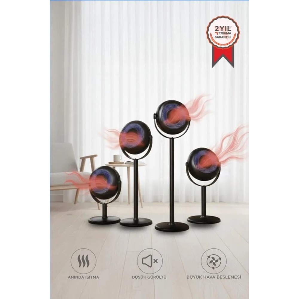 Torima Ht-101 Black Standıng Heater Fan