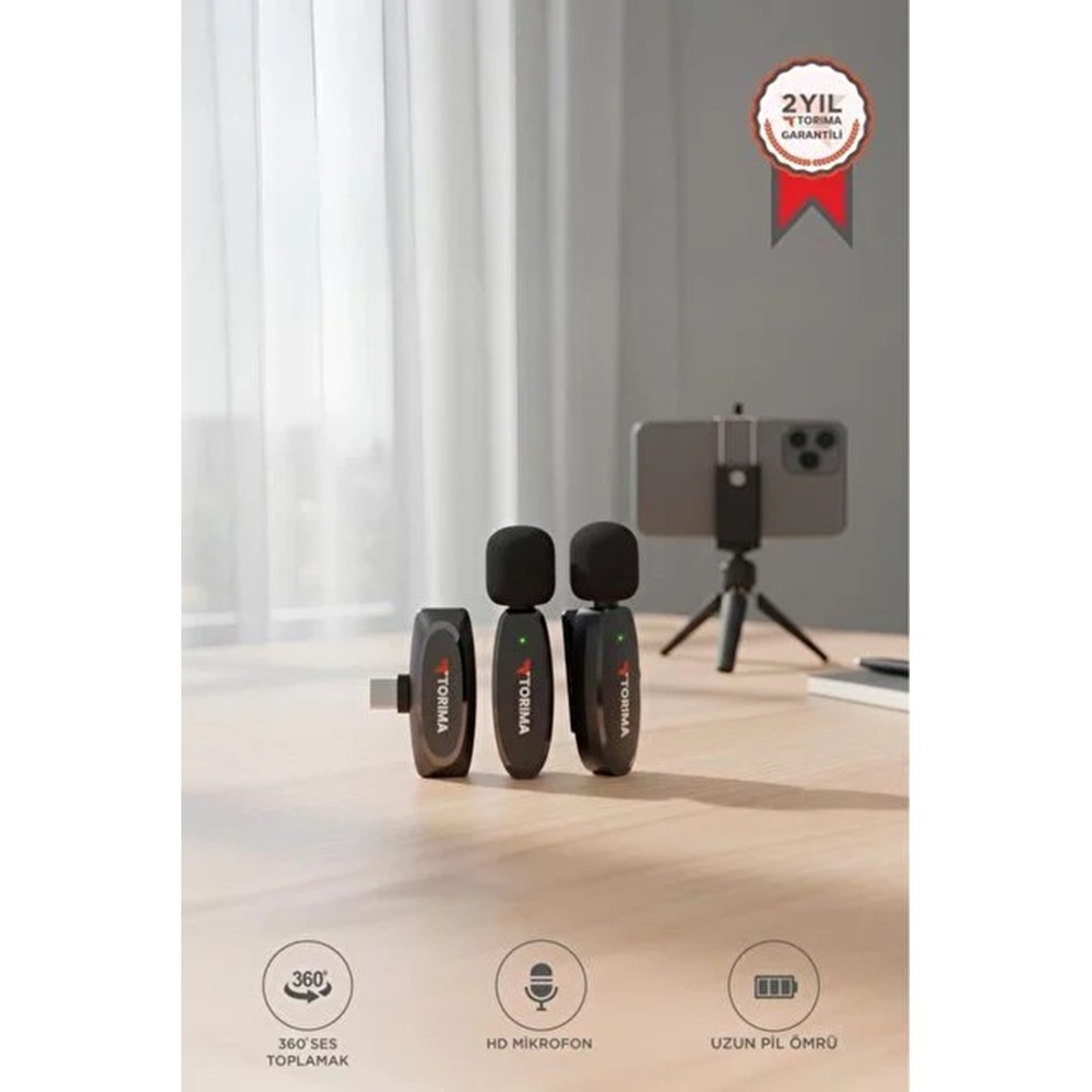 Torima Wm-01 Black Wıreless Microphone