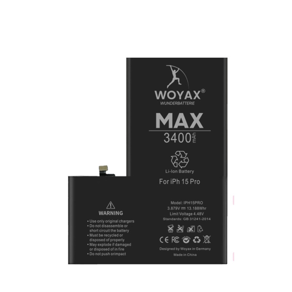 Woyax Iphone 15 Pro Hıgh Batarya