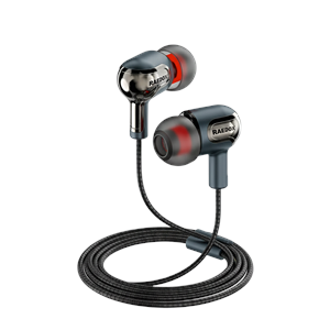 Raedox Stereo Earphone Extra Bass Jack Kulaklık Gri