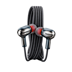 Raedox Stereo Earphone Extra Bass Jack Kulaklık Gri