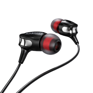 Raedox Stereo Earphone Extra Bass Jack Kulaklık Siyah