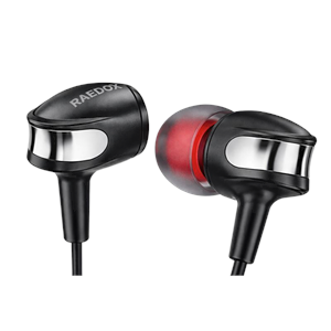 Raedox Stereo Earphone Extra Bass Jack Kulaklık Siyah