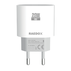 Raedox PD20B 20W PD Hızlı Şarj Adaptörü