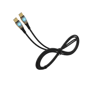Raedox 100W Ledli Type-C To Type-C Hasır Hızlı Kablo