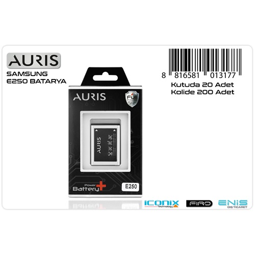 Auris E 250 Batarya