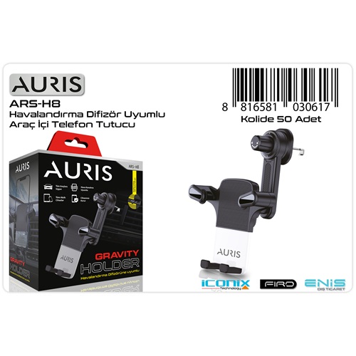Auris Araç İçi Telefon Tutucu H8