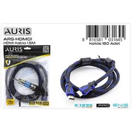 AURİS HDM01 HDMİ Kablo 1,5 Mt.