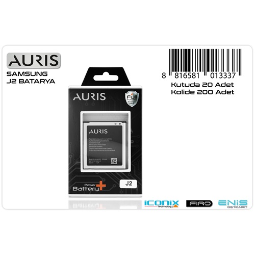 Auris J2 G360 batarya