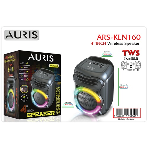 Auris KLN160 Speaker 4 inç