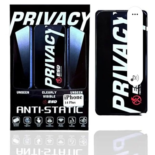 New Plus Antistatik Privacy Iph 14 Pro Black