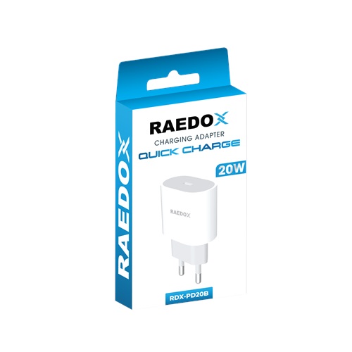 Raedox PD20B 20W PD Şarj Adaptörü