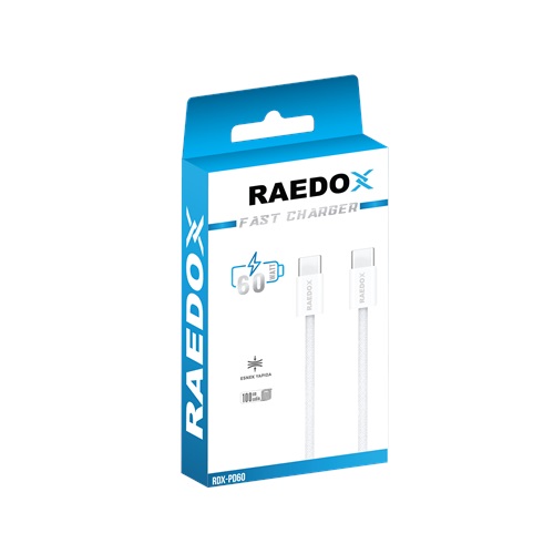 Raedox 60W Type-C Type-C 1M Kablo