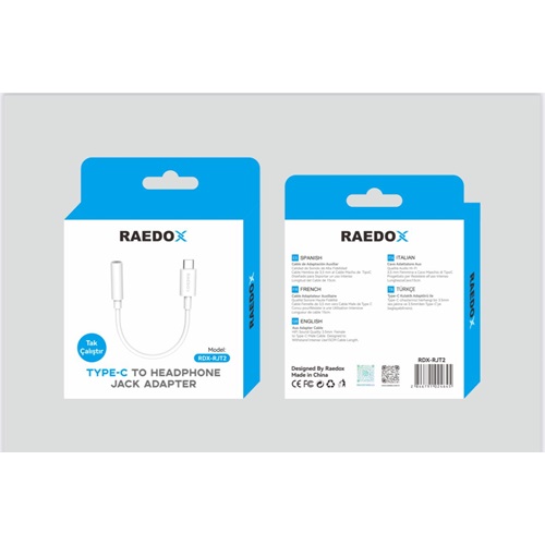 RaedoxType-c To Headphone Jack Adapter