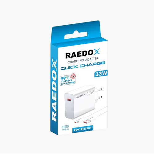 RDX-RM33UT Raedox 33 W Type-C Quick Charge Başlık