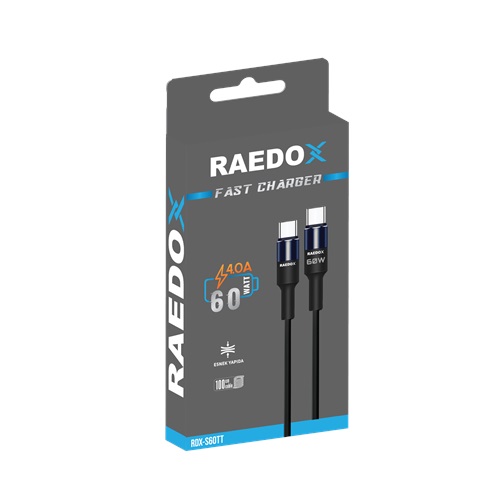 Raedox 60w 4.0 100 cm Type-C Type-C Kablo
