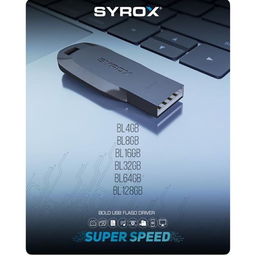 Syrox Bold USB Flash Drive-SYX-BL8