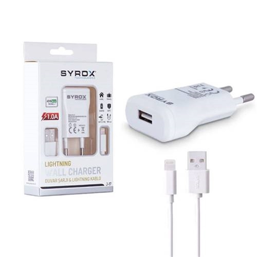 Syrox Lightning 5S Ev Şarjı - SYX-J17