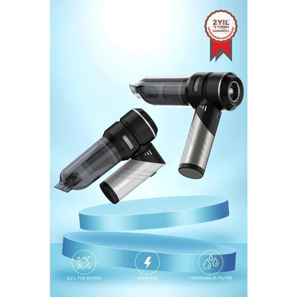 Torima LT-101 Gray Foldable Mini Vacuum