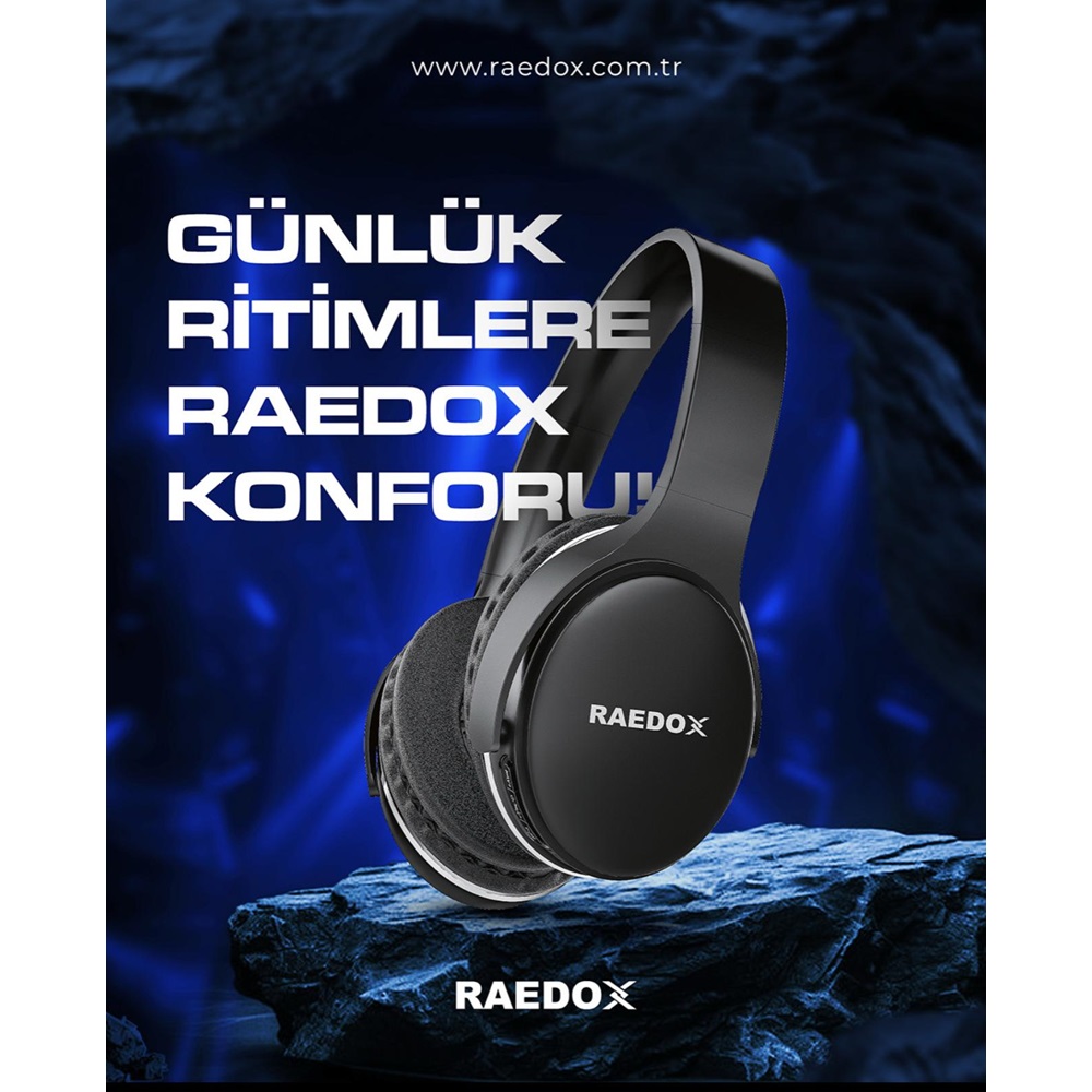 Raedox Kulak Üstü Bluetooth Kulaklık Beyaz BT32